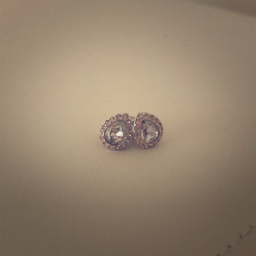 Swarovski Crystal Teardrop Earrings